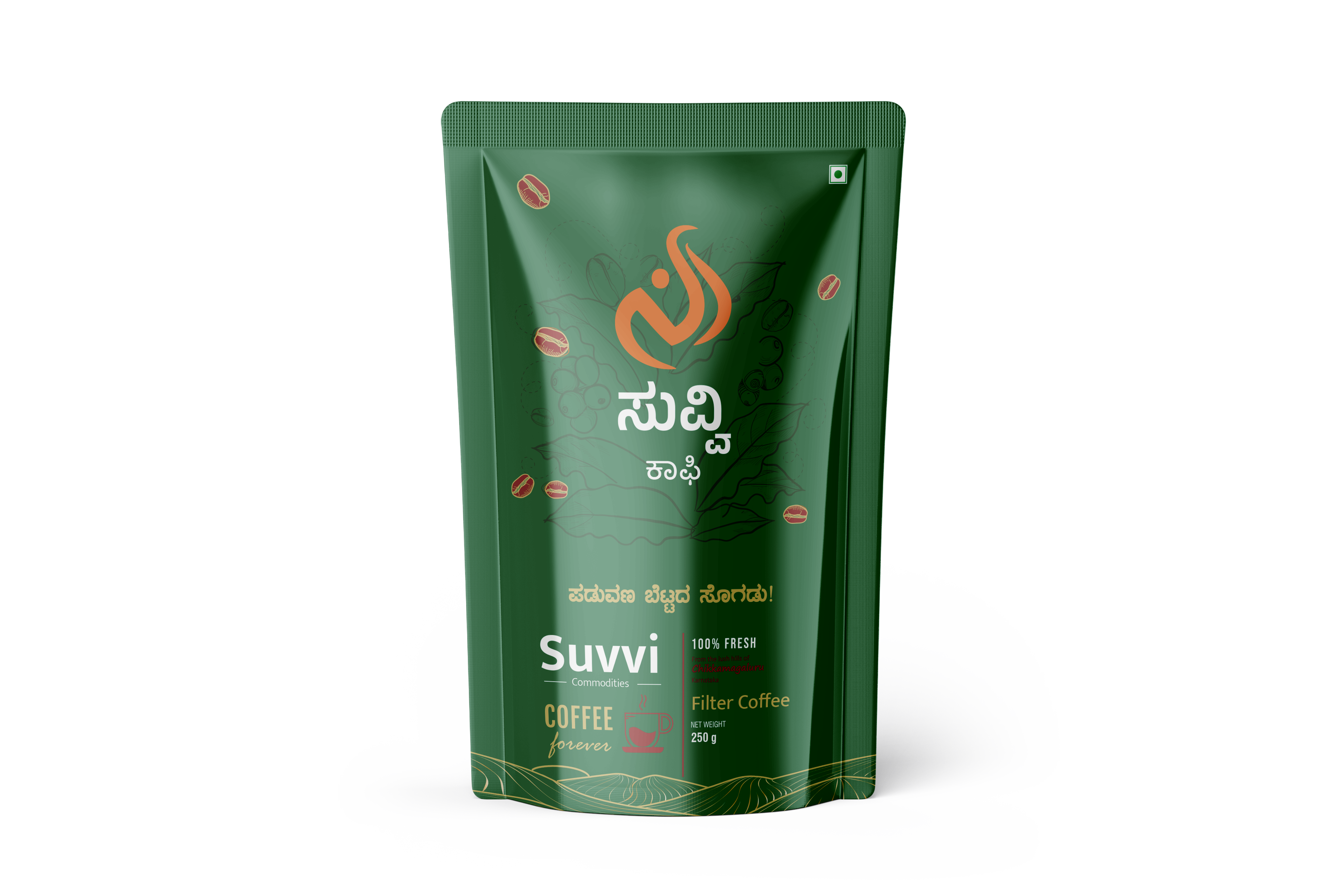 Filter coffee(coffee:70% chicory:20%)