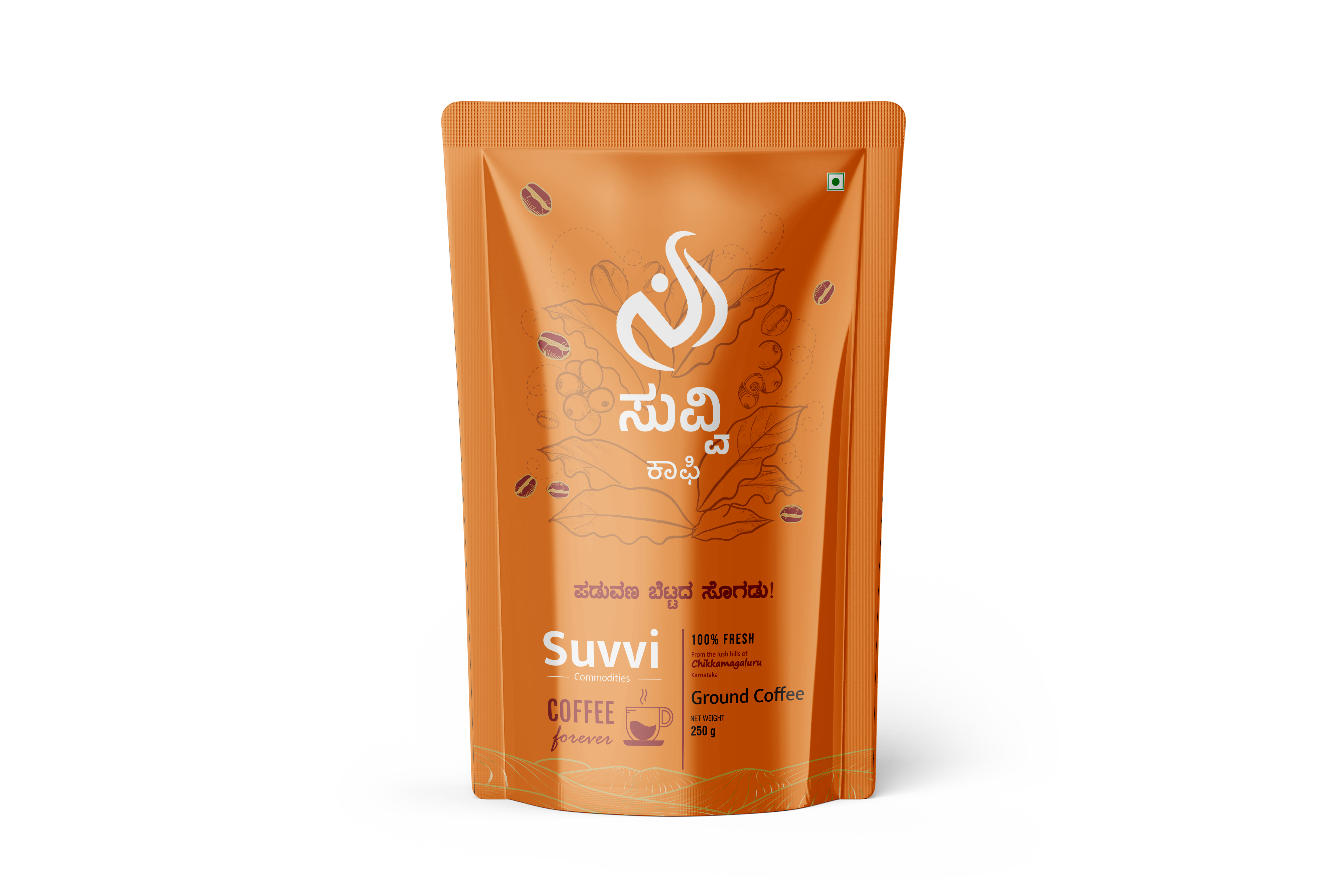 Ground coffee(coffee:70% chicory:20%)